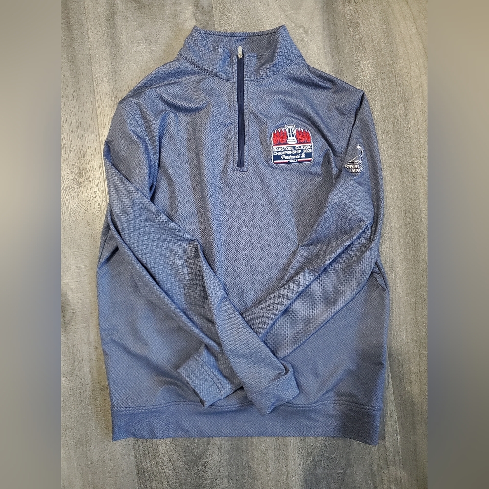 Peter Millar Perth 1/4 zip Pinehurst